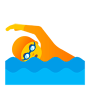 Emoji 🏊 Persona Che Nuota su Google Android 11.0.