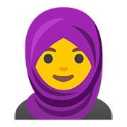 🧕 Emoji Mulher Com Véu na Google Android 11.0.