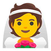 Emoji 👰 Persona Con Velo su Google Android 11.0.