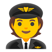 Émoji 🧑‍✈️ Pilote sur Google Android 11.0.