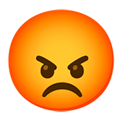 Emoji 😡 Broncio su Google Android 11.0.