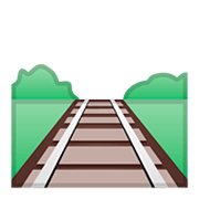 🛤️ Emoji Vía De Tren en Google Android 11.0.