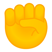Emoji ✊ Pugno su Google Android 11.0.