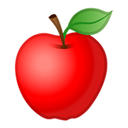Émoji 🍎 Pomme Rouge sur Google Android 11.0.