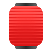 Émoji 🏮 Lampion Rouge sur Google Android 11.0.