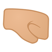 Emoji 🤜🏼 Pugno A Destra: Carnagione Abbastanza Chiara su Google Android 11.0.