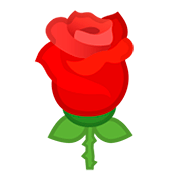 Emoji 🌹 Rosa su Google Android 11.0.