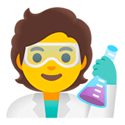 Emoji 🧑‍🔬 Persona Che Lavora In Campo Scientifico su Google Android 11.0.