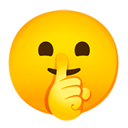 Emoji 🤫 Faccina Che Zittisce su Google Android 11.0.