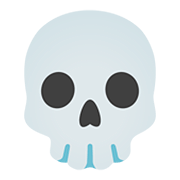 Émoji 💀 Crâne sur Google Android 11.0.