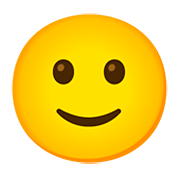 🙂 Emoji leicht lächelndes Gesicht Google Android 11.0.