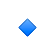 🔹 Emoji kleine blaue Raute Google Android 11.0.