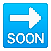 Emoji 🔜 Freccia SOON su Google Android 11.0.