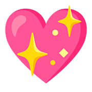 💖 Emoji Coração Brilhante na Google Android 11.0.