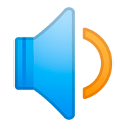 🔉 Emoji Lautsprecher mit mittlerer Lautstärke Google Android 11.0.
