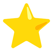⭐ Emoji Estrella Blanca Mediana en Google Android 11.0.