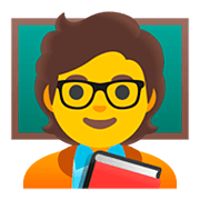🧑‍🏫 Emoji Profesor en Google Android 11.0.