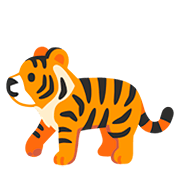 Emoji 🐅 Tigre su Google Android 11.0.