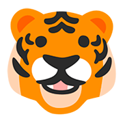 🐯 Emoji Cara De Tigre en Google Android 11.0.