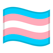 🏳️‍⚧ Emoji Bandeira Transgênero na Google Android 11.0.