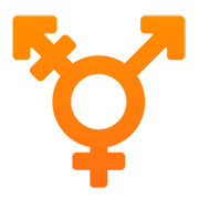 Símbolo de transgêneros  Google Android 11.0.
