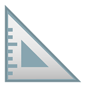 📐 Emoji Régua Triangular na Google Android 11.0.