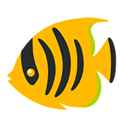 Emoji 🐠 Pesce Tropicale su Google Android 11.0.