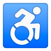 ♿ Emoji Symbol „Rollstuhl“ Google Android 11.0.