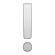 Emoji ❕ Punto Esclamativo Bianco su Google Android 11.0.