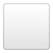 Emoji ⬜ Quadrato Bianco Grande su Google Android 11.0.
