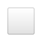 ◻️ Emoji mittelgroßes weißes Quadrat Google Android 11.0.