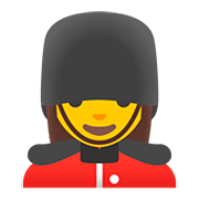 💂‍♀️ Emoji Guardia Mujer en Google Android 11.0.