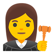 Émoji 👩‍⚖️ Juge Femme sur Google Android 11.0.
