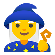🧙‍♀️ Emoji Maga en Google Android 11.0.