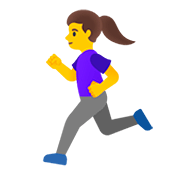 🏃‍♀️ Emoji Mujer Corriendo en Google Android 11.0.