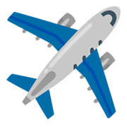Emoji ✈️ Aeroplano su Google Android 12.0.