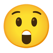 Emoji 😲 Faccina Stupita su Google Android 12.0.