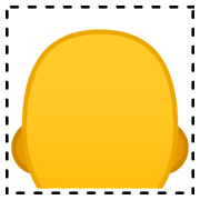 Emoji 🦲 Calvo su Google Android 12.0.
