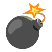Emoji 💣 Bomba su Google Android 12.0.