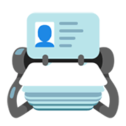Emoji 📇 Schedario su Google Android 12.0.