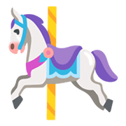 Emoji 🎠 Cavallo Da Giostra su Google Android 12.0.