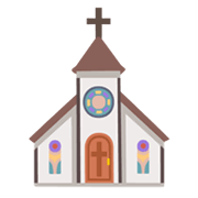 Emoji ⛪ Chiesa su Google Android 12.0.