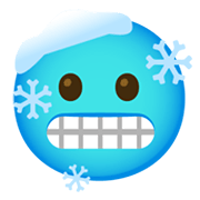 Emoji 🥶 Faccina Congelata su Google Android 12.0.
