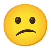 Emoji 😕 Faccina Confusa su Google Android 12.0.