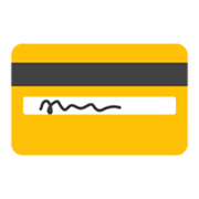 Emoji 💳 Carta Di Credito su Google Android 12.0.