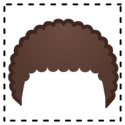 Émoji 🦱 Cheveux Bouclés sur Google Android 12.0.