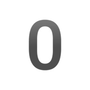 Emoji 0️ Cifra zero su Google Android 12.0.