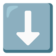 Emoji ⬇️ Freccia Rivolta Verso Il Basso su Google Android 12.0.