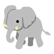 Émoji 🐘 éléphant sur Google Android 12.0.
