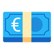 Emoji 💶 Banconota Euro su Google Android 12.0.